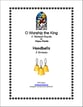 O Worship the King Handbell sheet music cover